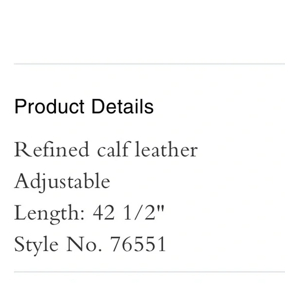 Coach Novelty Strap With Scallop Rivets Final Price - Picture 9 of 9